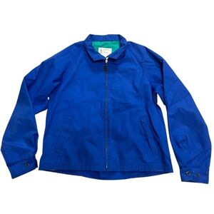 Vintage 70’s 80’s London Fog Blue Retro Zip Up Jacket 42 Regular L
